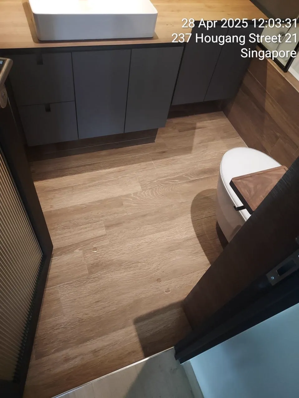 Toilet and bathroom Waterproofing Singapore - Waterproofing Floor - Hougang Street